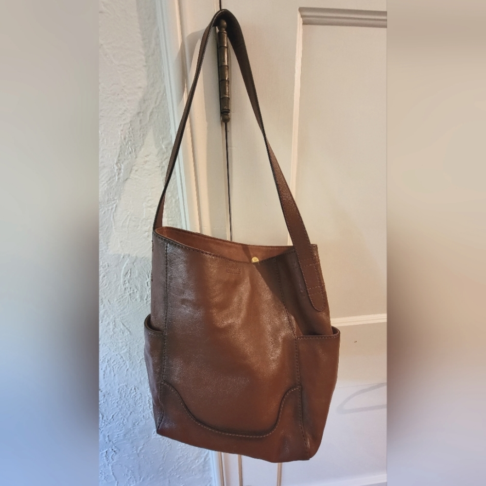 FRYE brown leather purse - Picture 7 of 13